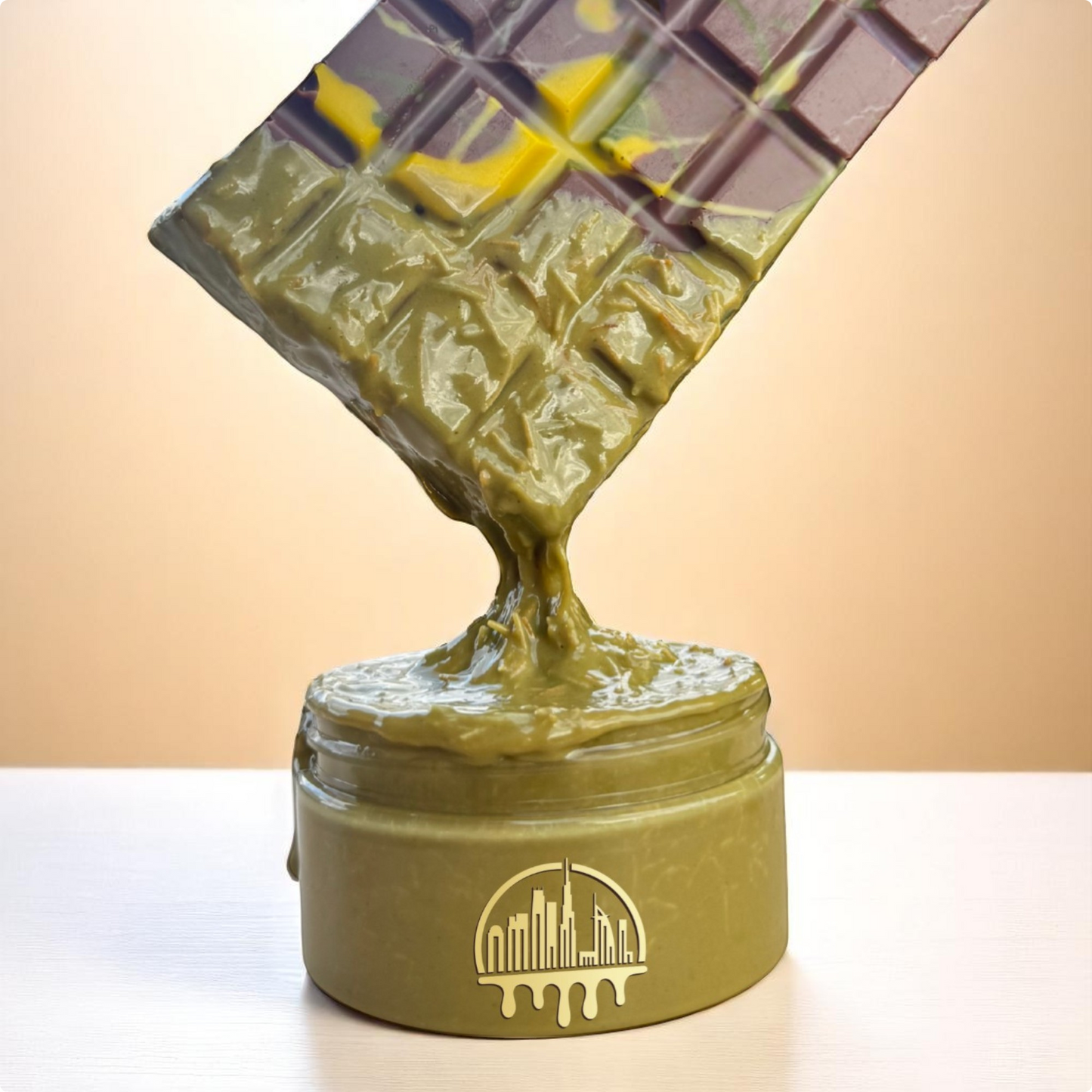 Dip de pistáchio de Dubai