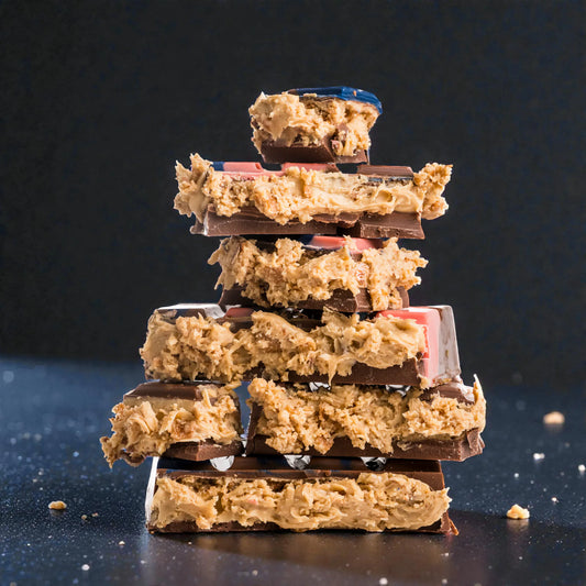 Barra de Fudge com Manteiga de Amendoim