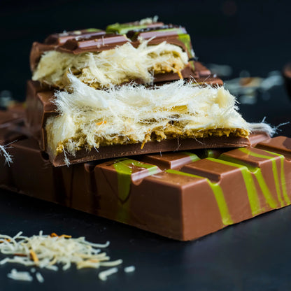 A Barra Deluxe de Pişmaniye | Pistache e Cabelos de Anjo