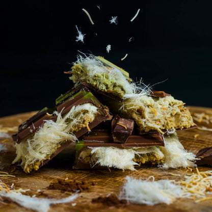 A Barra Deluxe de Pişmaniye | Pistache e Cabelos de Anjo