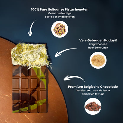 The Pişmaniye Reep Deluxe - 100% Pure Italiaanse Pistachenoten