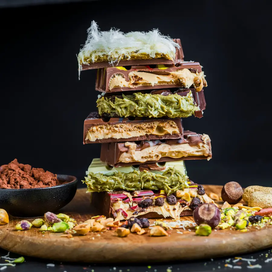 Barra de Fudge com Manteiga de Amendoim