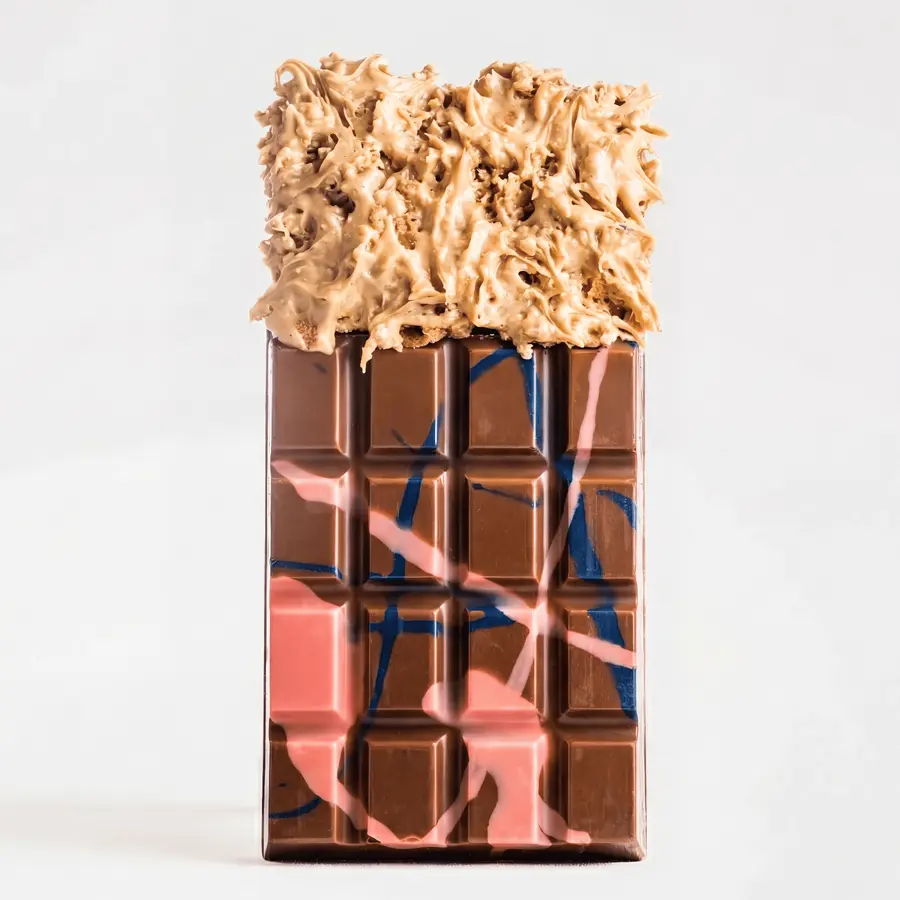 Barra de Fudge com Manteiga de Amendoim